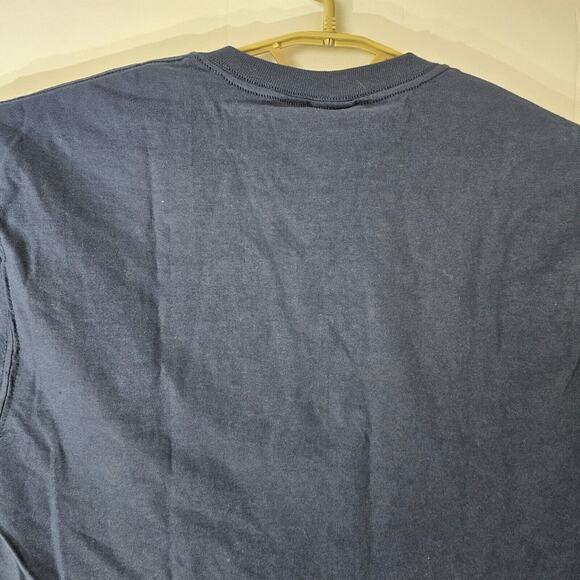 FDNY Blue Jerzee T Shirt Mens Medium Short Sleeve New York Fire Dept Y2K - Picture 6 of 11